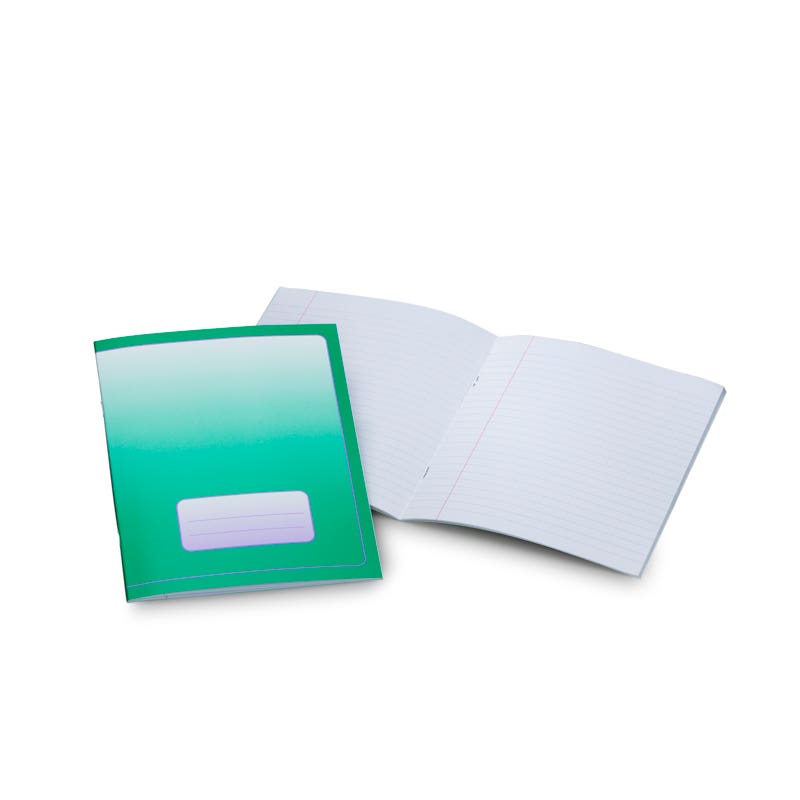 Regenboogschrift gelijnd hm - 16x21 cm - groen image