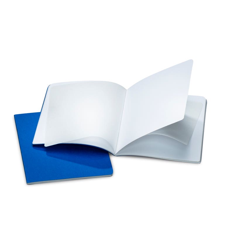 Klein oefenschrift hm m.T - 16x21 cm - blauw image