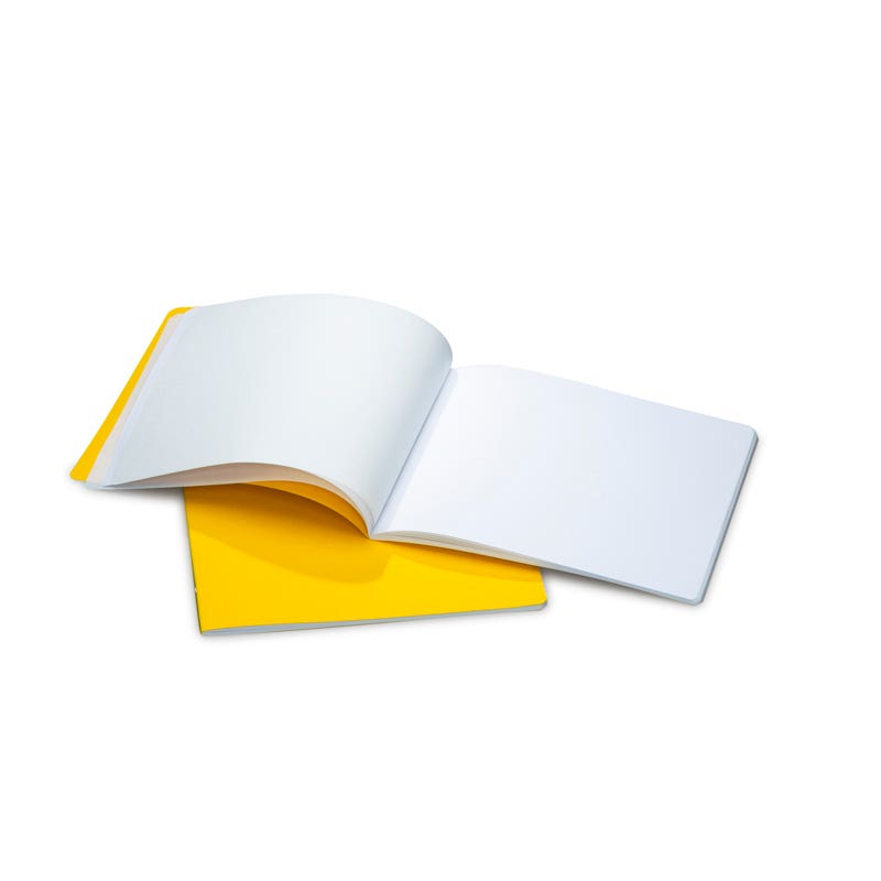 Klein tekenschrift bm m.T - 24x21 cm - geel image