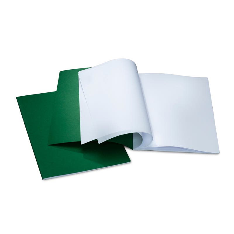 Tekenschrift hm met tussenvel - 24x32 cm - groen image