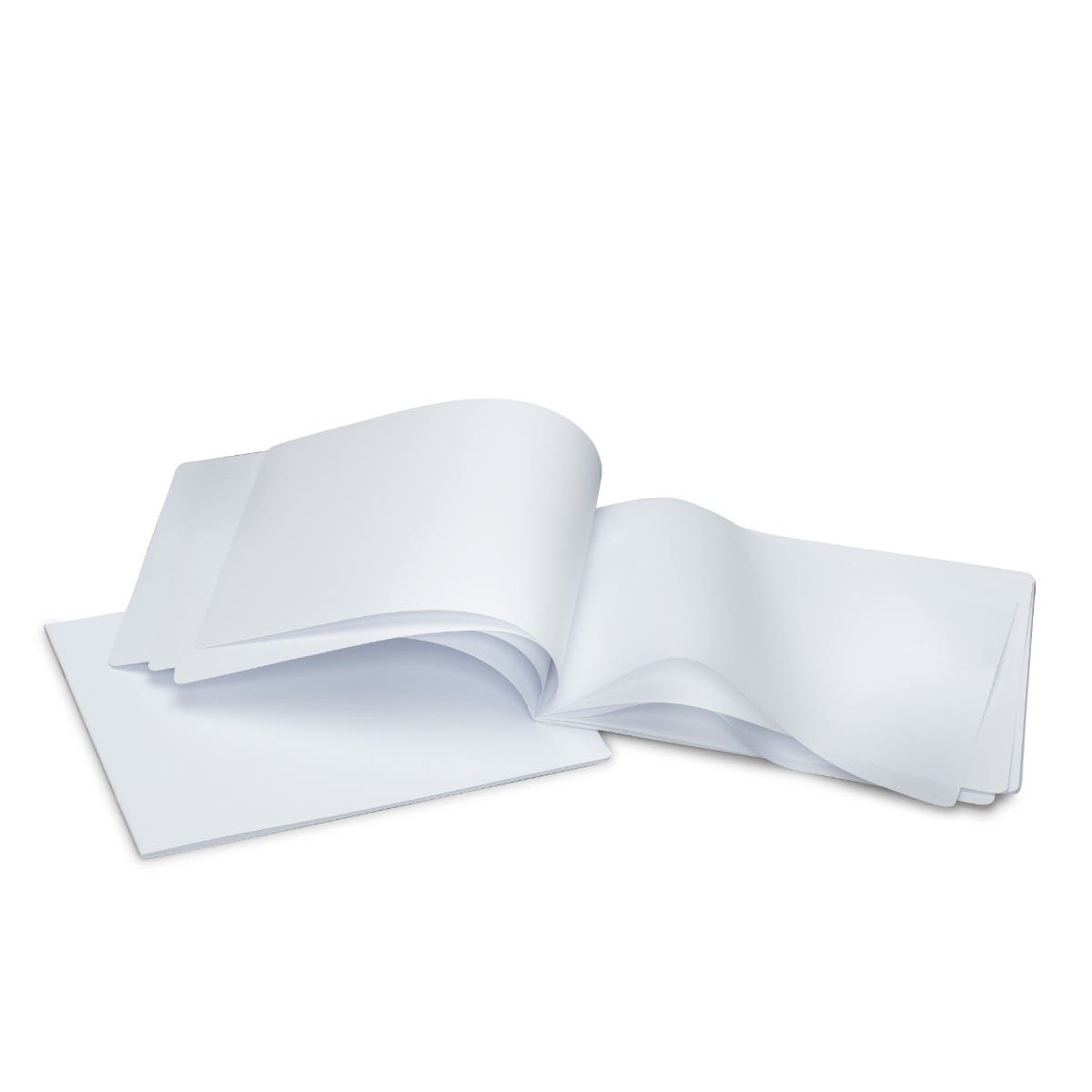 Tekenschrift hm met tussenvel - 24x32 cm - wit image