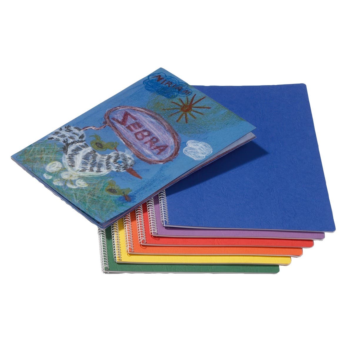 Tekenschrift spiraal hm z.T - 24x32 cm - geel image