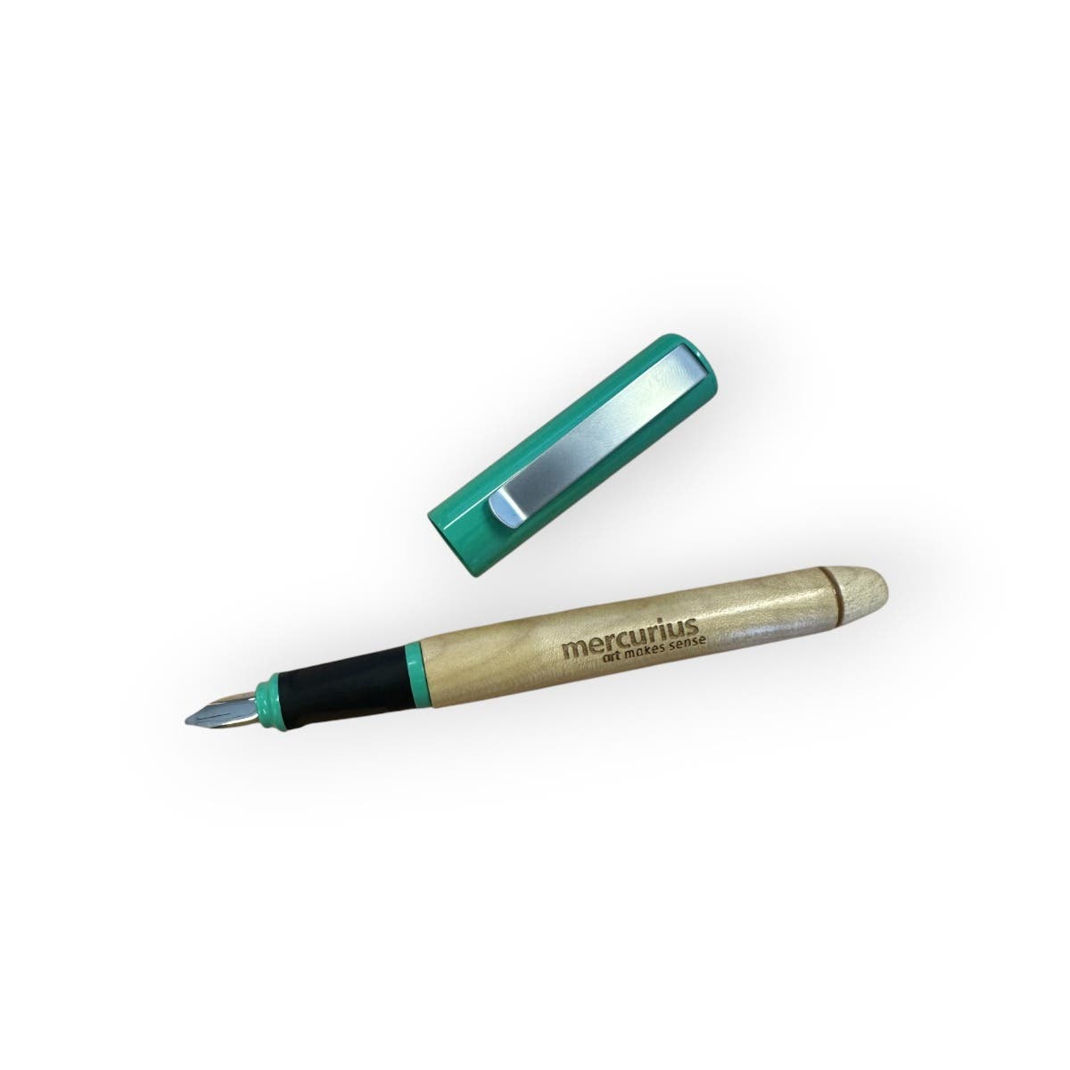 Greenfield Eco kalligrafiepen - 1,1 mm - groen image