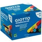 Anti-dust Blackboard Chalk - 10 assorted colors - 100 pieces image