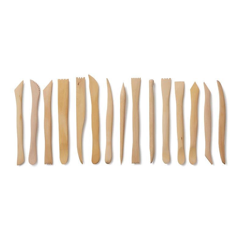 Boetseerspatels 15 cm - set 15 stuks image