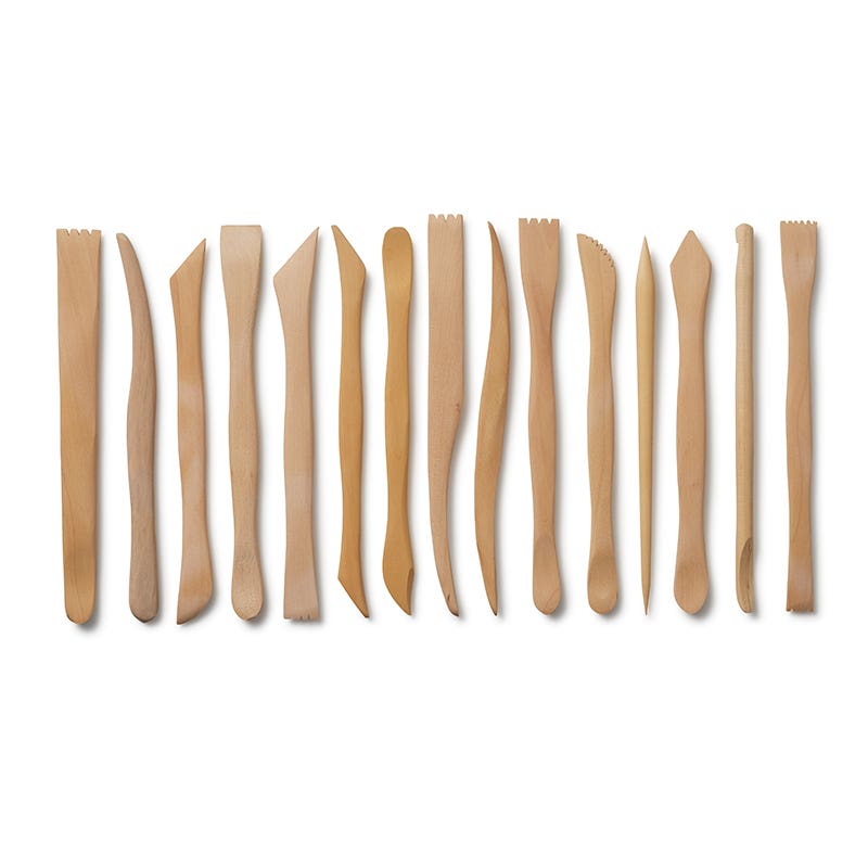 Boetseerspatels 20 cm - set 15 stuks image