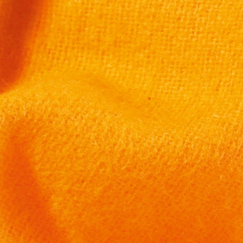 Katoenen flanel breedte 130 cm - lichtoranje image