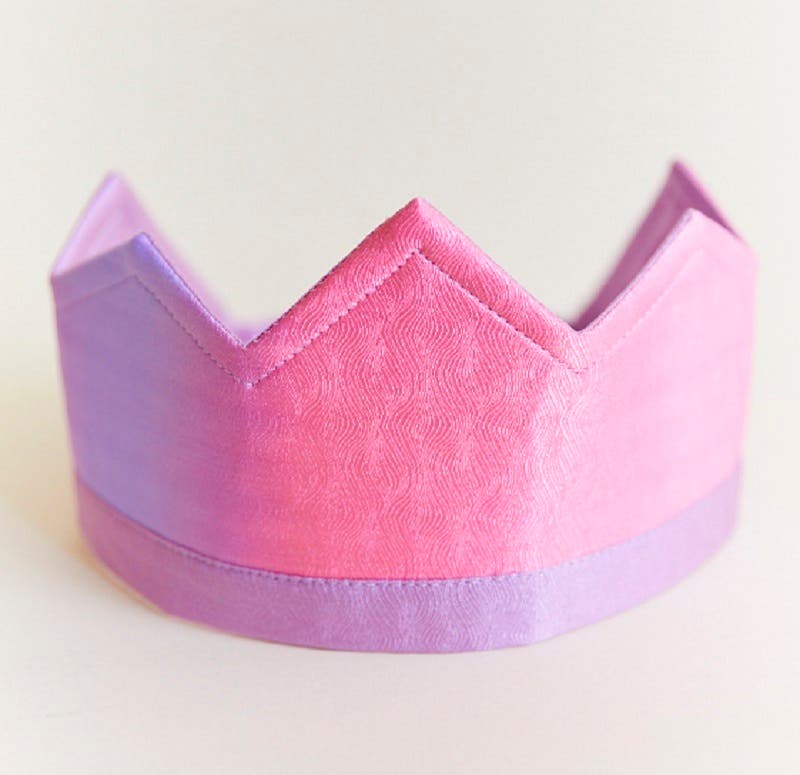 Sarah’s Silks omkeerbare kroon – lavendel/bloesem image