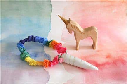 Sarah's Silks hoofdband - regenboog image