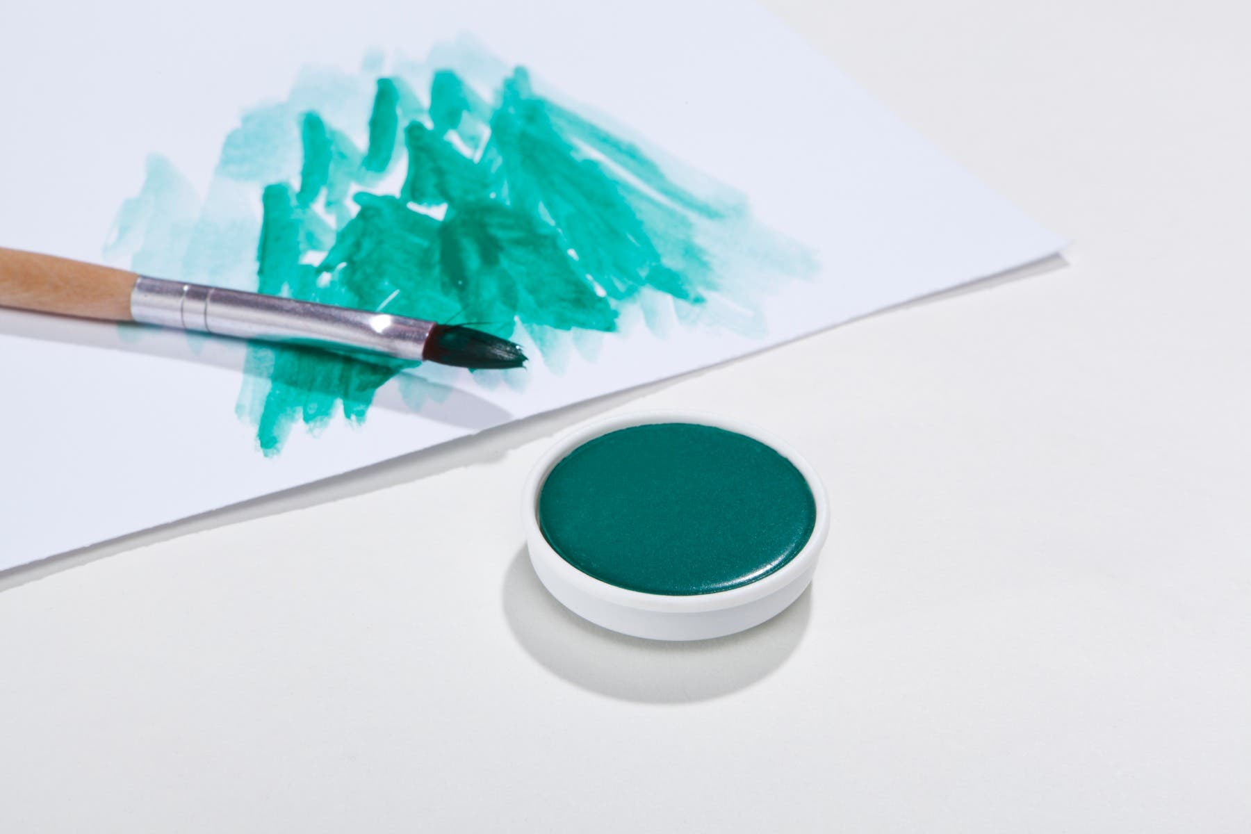 Stockmar verfnapjes - blauwgroen image