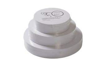 Rond vouwkarton wit - 120g/m²  -  250 vel  
