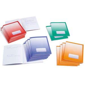 Regenboogschrift gelijnd hm - 16x21 cm - per 25 stuks