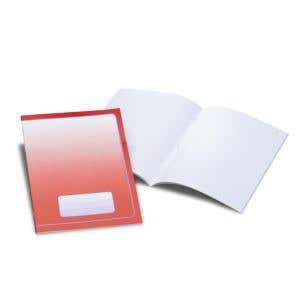 Avino oefenschrift A4 gelijnd hm - rood - per 25 stuks