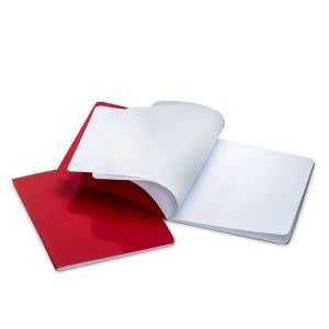 Periodeschrift - 1 om 1 hm - 21x25 cm - rood - per 10 stuks