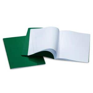 Speciaalcahier A4 hm - dubbel gelijnd - groen - per 10 stuks