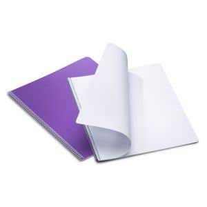 Projectcahier hm 24x32cm - spiraal - per 10 stuks