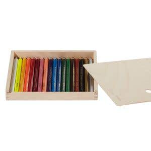 Lyra kleurreuzen 6k gelakt - 18 kleuren - kist