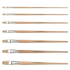 Paint Brush Boar Bristle - Flat Tip