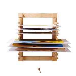 Droogrek voor 10 schilderplanken 49x39x36 cm
