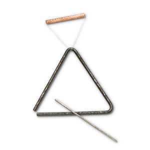 Choroi triangelset ijzer/ middel - gehamerd