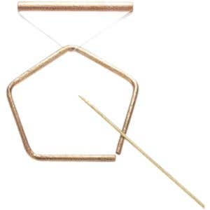 Choroi pentangelset brons/middel - gehamerd
