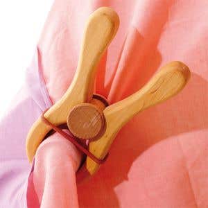 Houten wasknijper