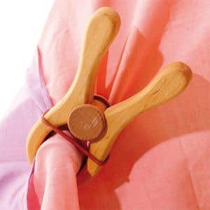 Rubber ring voor houten wasknijper