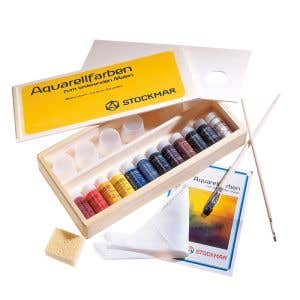 Stockmar Aquarelverf ass. 12 à 20 ml - luxe kist