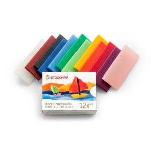 Stockmar bijenkneedwas ass. 12 plakjes - 100x40 mm