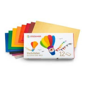 Stockmar versierwas breed - 20x10 cm - ass. 12 kl.