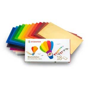 Stockmar versierwas breed - 20x10 cm - ass. 18 kl.