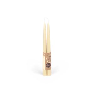Dipam bijenwaskaarsen ivoorkleur  200 x 15 mm - A1W
