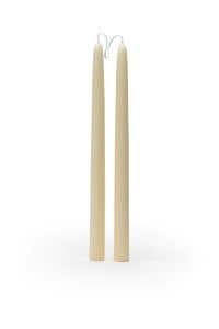 Dipam bijenwaskaarsen ivoorkleur 300 x 22 mm - 12 stuks - B3W