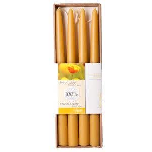 Dipam bijenwaskaarsen 300 x 22 mm - 6 stuks in cadeauverpakking - B34