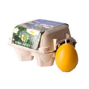 Dipam eikaars in Egg Carton EI-D 6 Cartons of 4 Eggs ea. 24 stuks - bijenwas